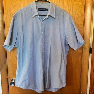 Ralph Lauren Blue Casual Button Down Shirt